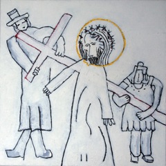 <br>II. Jésus est chargé de sa croix.<br><br><br>