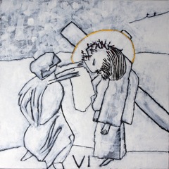 <br>VI. Véronique essuie <br>le visage de Jésus.<br><br>