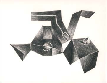 Bertrand Tremblay, Je me conduis comme un aigle, dessin au crayon sur papier Reeves BFK &copy; Bertrand Tremblay